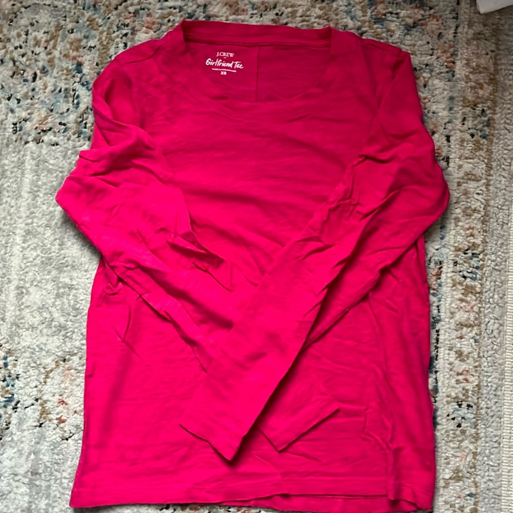 Jcrew Girlfriend Tee long sleeve